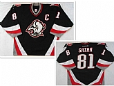 Men's Buffalo Sabres #81 Miroslav Satan road black NHL Jersey,baseball caps,new era cap wholesale,wholesale hats